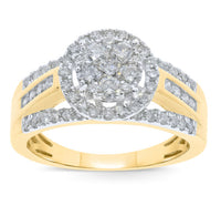 
              10K YELLOW GOLD 1.15 CARAT WOMEN REAL DIAMOND ENGAGEMENT RING WEDDING RING BRIDAL
            