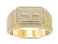 
              10K SOLID YELLOW GOLD 1.35 CARAT REAL DIAMOND ENGAGEMENT RING WEDDING PINKY BAND
            