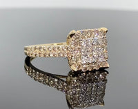 
              10K YELLOW GOLD 1.50 CARAT WOMEN REAL DIAMOND ENGAGEMENT RING WEDDING BRIDAL RING
            