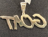 
              10K SOLID YELLOW GOLD 1.50 CARAT REAL DIAMOND 2 INCHES GOAT PENDANT CHARM
            
