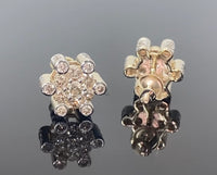 
              10K YELLOW GOLD 1.35 CARAT MENS WOMENS 10 MM 100% GENUINE DIAMONDS EARRING STUDS
            