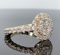 
              10K YELLOW GOLD 1.75 CARAT WOMEN REAL DIAMOND ENGAGEMENT RING WEDDING RING BRIDAL
            