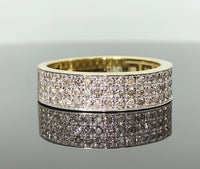 
              10K SOLID YELLOW GOLD 1.15 CARAT REAL DIAMOND ENGAGEMENT RING WEDDING PINKY BAND
            